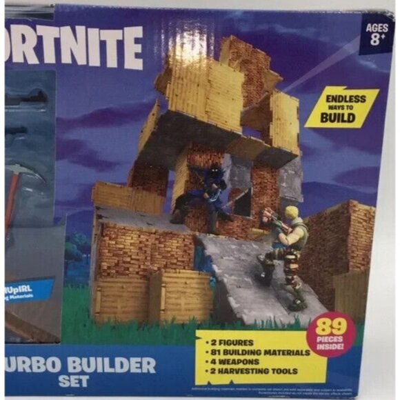 Fortnite Jonesy and Raven Turbo Builder Set 2 Figure Pack Playset 89 Pie… - Picture 4 of 10